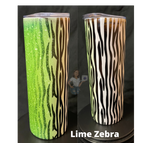 Lime Zebra Tumbler